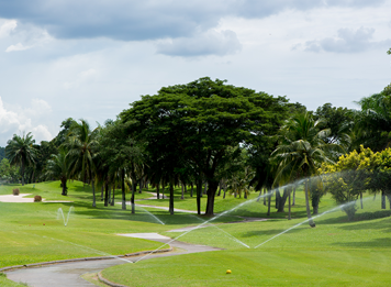 Golf course sprinkler system by Michigan Automatic Sprinkler in Commerce Twp, MI